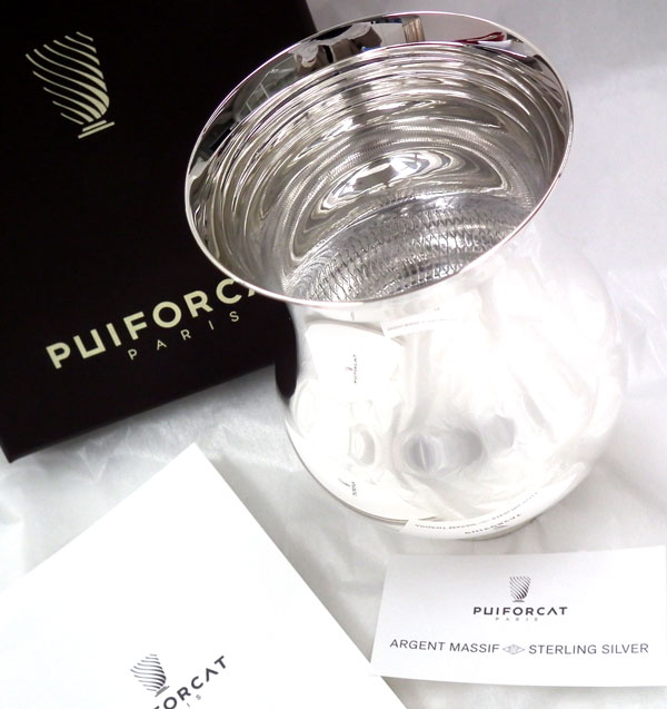 銀座買取Silver950 ランス/ピュイフォルカ/puiforcat 大スプーン&フォーク1組 フランス カトラリー